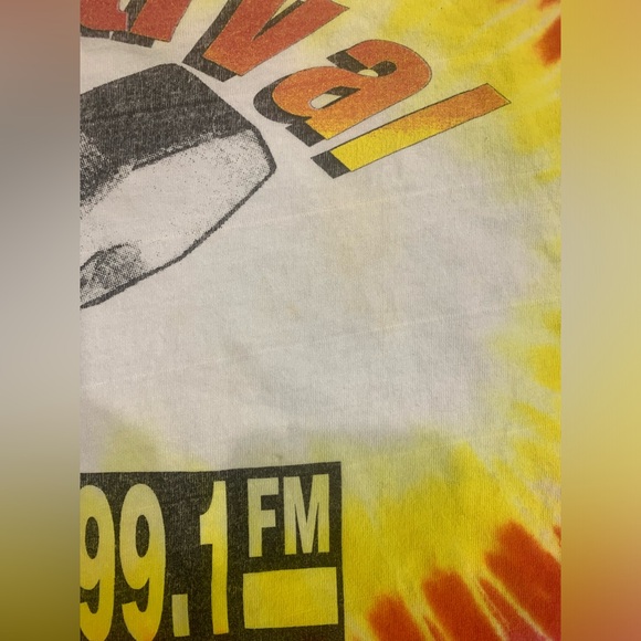 Vintage 1996 HFstival tie-dye tshirt - Picture 4 of 5